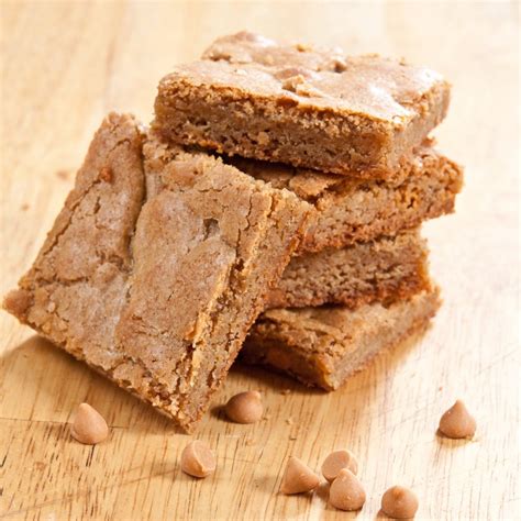 Butterscotch Blondies Baked In