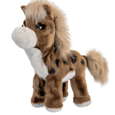 Cute Fluffy Baby Horse Toy · Creative Fabrica