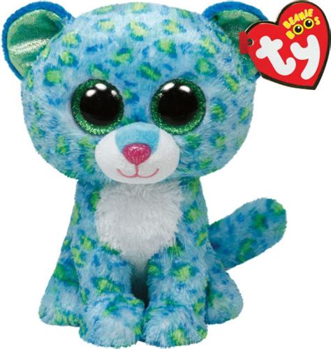 Leona Blue Leopard Beanie Boo By Ty Inc 8421367429 Item Barnes