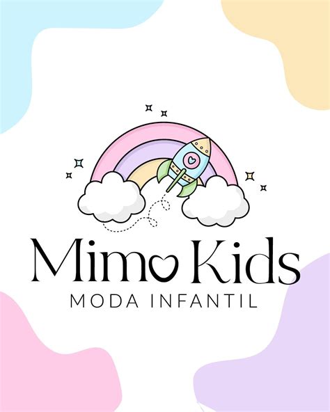 Identidade Visual Para Marca De Moda Infantil Logo Infantil Logo Moda