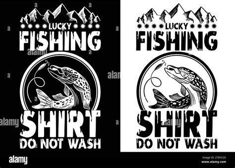 Fishing Tshirt Design Template Fishing Vector Design Stock Vector Image