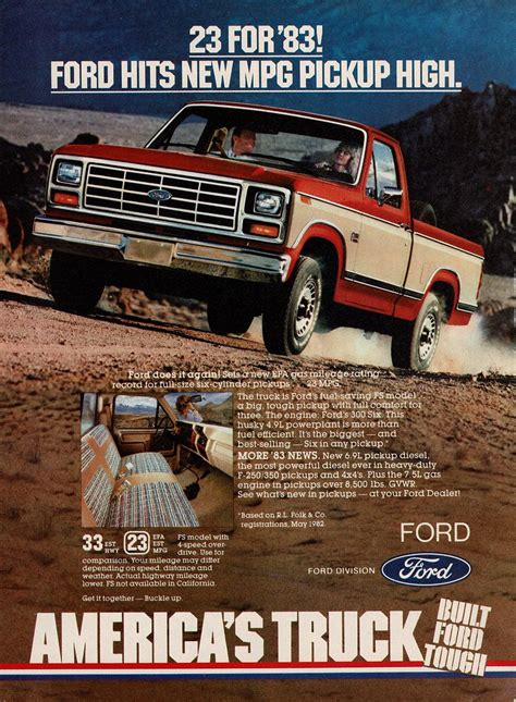 1983 Ford F100 F Series Pick Up Truck USA Original Magazin Flickr