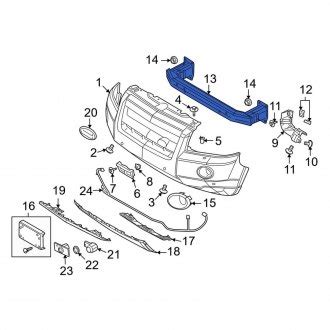 Land Rover Lr Bumper Reinforcements Energy Absorbers Carid