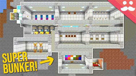 Minecraft Bunker Blueprints