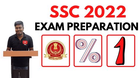 SSC 2022 Exam Preparation 1 Topic 1 Percentage YouTube