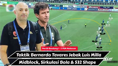 Bernardo Tavares Jebak Luis Milla Persib Gagal Adopsi Taktik Persija