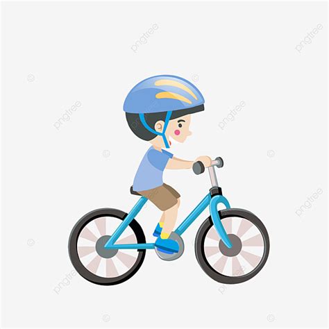 Cartoon Character Clipart Hd PNG, Cycling Cartoon Characters, Cartoon ...