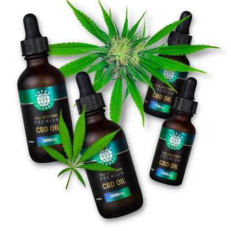 Full Spectrum Tincture 30005000mg Cbd Natural Flavor 60ml Green Planet