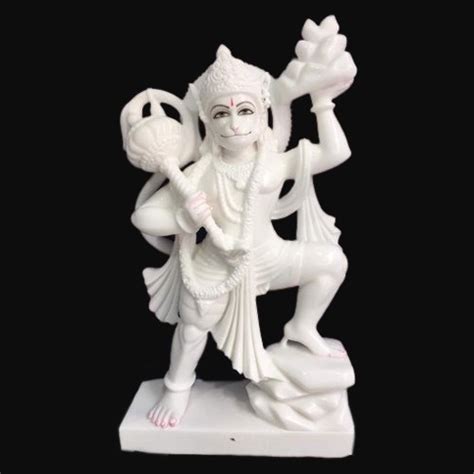 White Lord Hanuman Marble Statue For Worship Temple At Rs 15000 In Jaipur