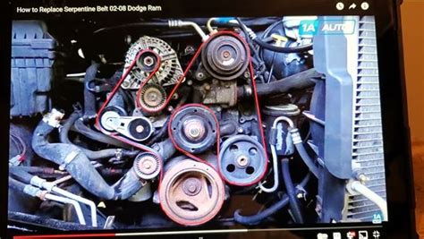 2007 Dodge Ram 2500 Serpentine Belt Diagram