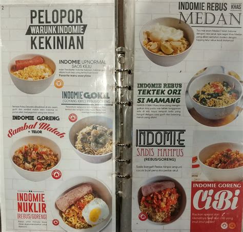 Warunk Upnormal Menu Menu For Warunk Upnormal Sunter Jakarta