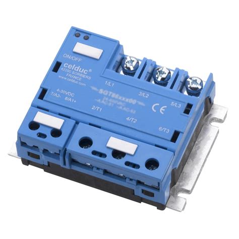 Three Phase Solid State Relay SGT 2G Series Celduc Relais Panel