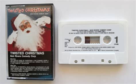 BOB RIVERS COMEDY CORP - "Twisted Christmas" (Christmas Parody Songs!) – THE CASSETTE PLACE™