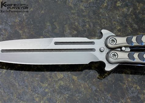 darrel ralph custom knife drt venturi  titanium twist handle bayonet