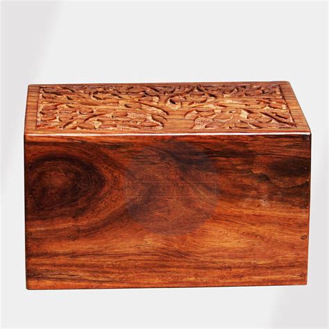 Wooden Urn Box For Human Ashes Tree Of Life Tree Design Etsy