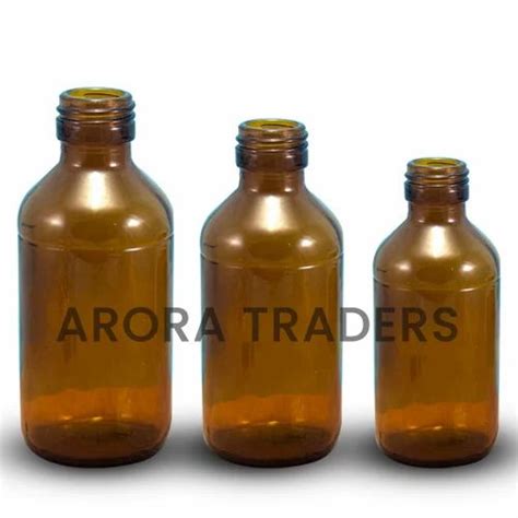 Capacity Ml Ring Amber Tablet Glass Bottle Mm Ropp Neck At Rs