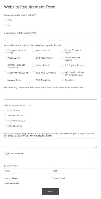 Marketing Form Templates 247formsbuilder