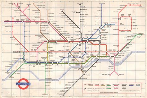 London Underground Victoria Line Map