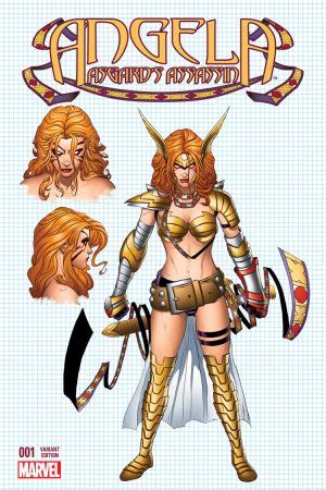 Angela Asgard S Assassin Quesada Design Variant Comic