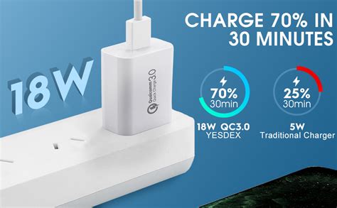 HEYMIX QC 3 0 Charger 18W Quick Fast USB Wall Charger 2 Pack AU USB