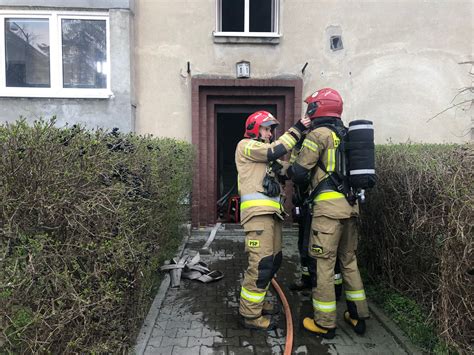 Pożar piwnicy w budynku wielorodzinnym przy ul Murarskiej we Wrocławiu