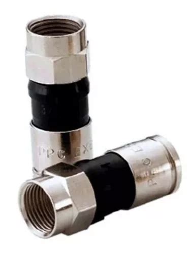 Conector F De Compresion Marca Ppc Belden Rg6 Coaxial 20pz Meses Sin