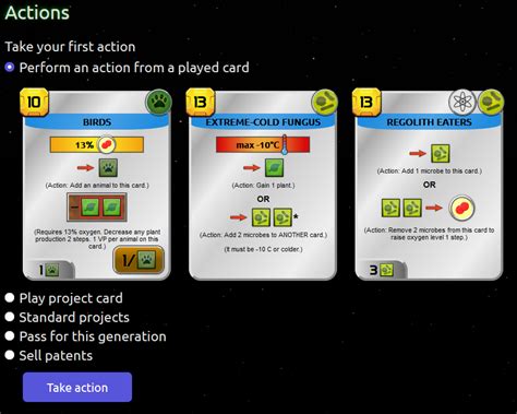 Player is unable to use United Mars Initiative action despite meeting ...