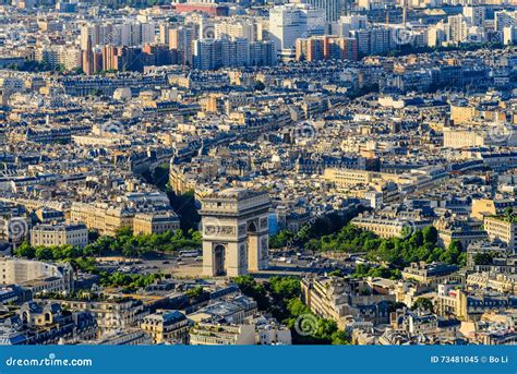 Aerial View Arc De Triomphe Stock Images - Download 388 Royalty Free Photos