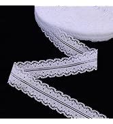 Amazon SEWDIYTR White Lace Trim Venice Lace Trim Scalloped