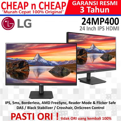 Jual LG 24MP400 IPS HDMI VGA Monitor 24 Inch Shopee Indonesia