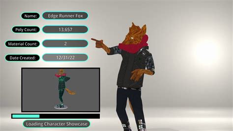 Vrchat Avatar Showcase Edge Runner Fox Youtube