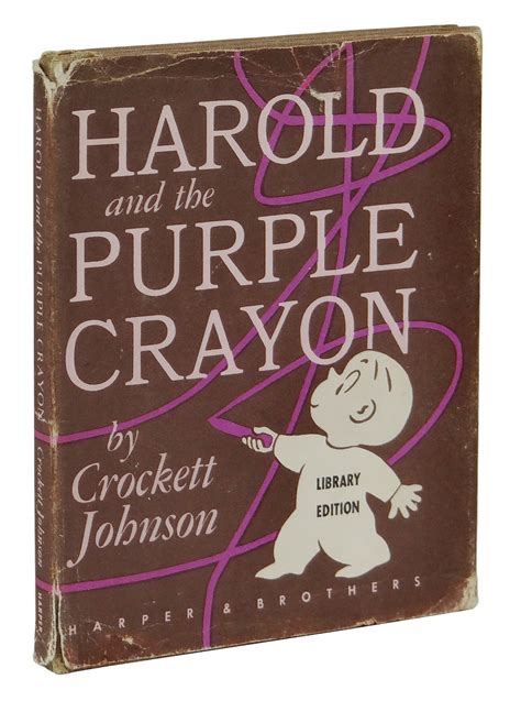 Harold and the Purple Crayon by Crockett Johnson - First Edition - 1955 ...