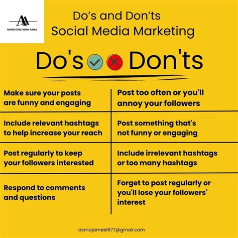 The Dos And Donts Of Social Media Marketing