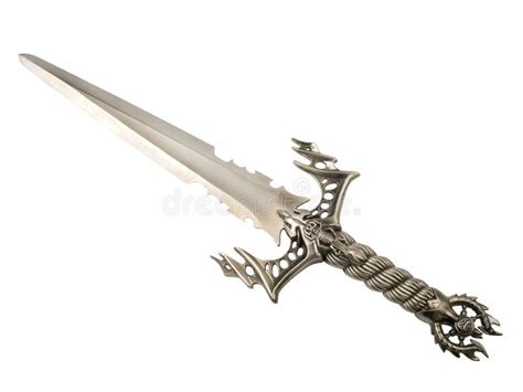 Steel ornate sword stock photo. Image of intricate, sharp - 37117168