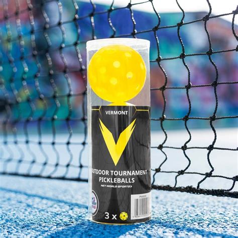 Vermont Balles de Pickleball Extérieur Net World Sports