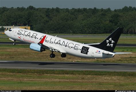 Oe Lnt Austrian Airlines Boeing Z Wl Photo By Liweihao Id