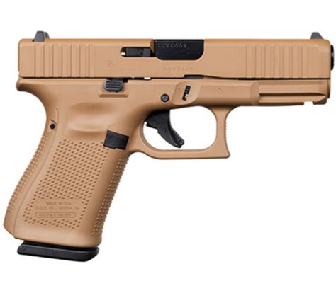 GLOCK G19 GEN5 9MM MOS FXD W FRONT SERRATIONS 15RD FDE Bridgeport