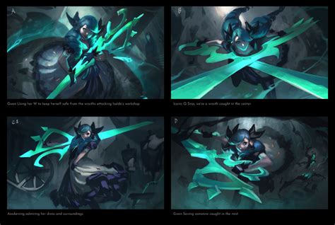 ArtStation - Gwen Base Splash, Jeremy Anninos | Lol league of legends ...