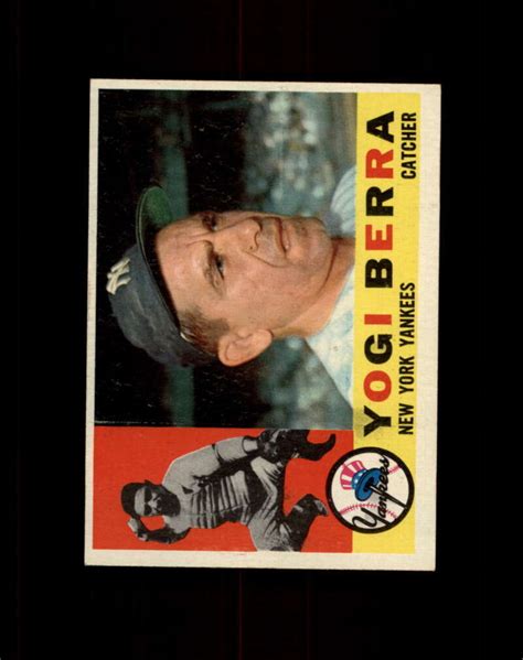 1960 Topps Baseball 480 Yogi Berra STARX 6 EX MT CS129534 EBay