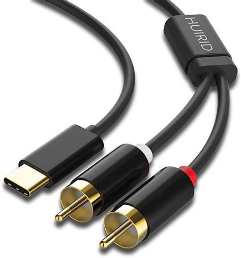 Usb C To Rca Audio Cable Huirid Usb C To 2 Rca Type C To Rca Male To