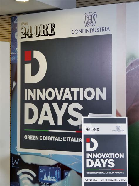 Convegno Innovation Days 2022 Green E Digital LItalia Riparte