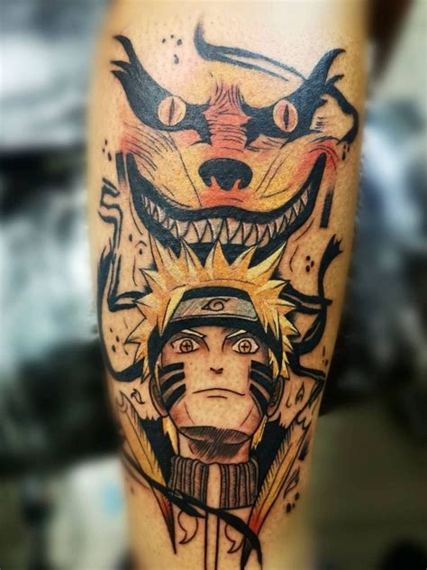 Tattoo uploaded by Eduardo EsTel • Naruto Kurama • 1614192 • Tattoodo ...