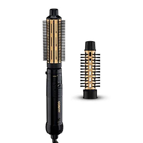 Conair In Hot Air Brush And Curling Comb Hair Styling Tools Appliances Black Gold