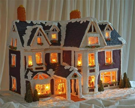 Detailed Instructions For Making A Lighted Gingerbread House