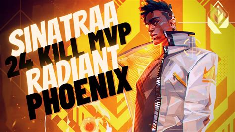 Sinatra Mvp Phoenix Gameplay On Split Radiant Valorant Youtube