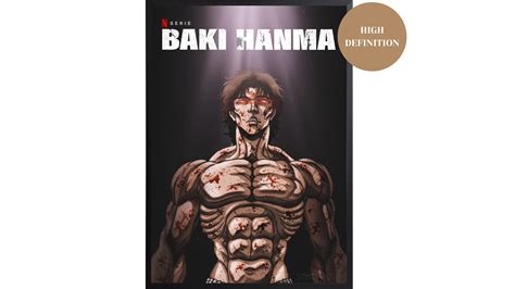 Baki Hanmabaki Hanma Pngbaki Hanma Posterbaki Grapplerbaki Poster