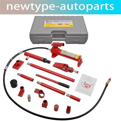 Ton Porta Power Hydraulic Jack Body Frame Repair Kit Auto Shop Tool