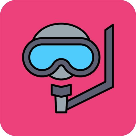 Premium Vector Diving Mask Icon