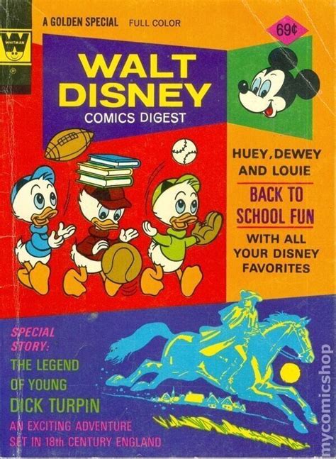 Walt Disney Comic Digest Whitman Eb Comic Books Bronze