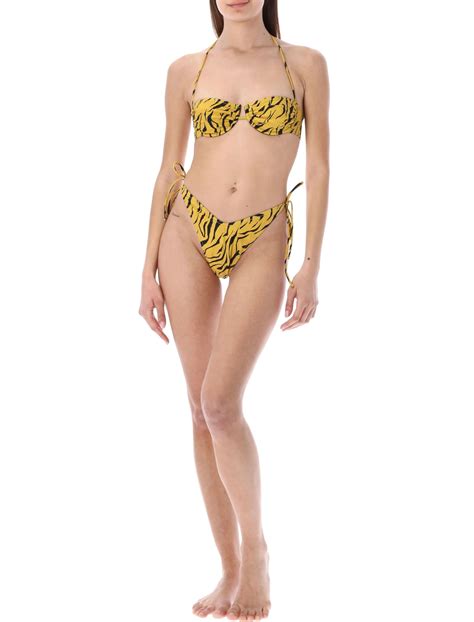 Reina Olga Penny Bikini Set In Tiger Modesens